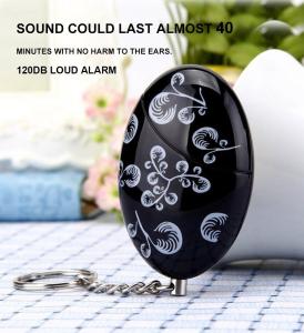 China 120dB Loud Emergency Personal Alarm Keychain SOS Self Defense wholesale