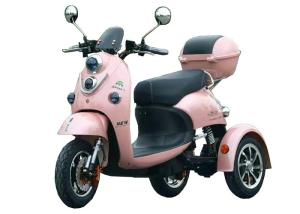 China Alloy Wheel Electric Three Wheel Motorcycle Cargo Tricycle Motor Long Rang Folding wholesale