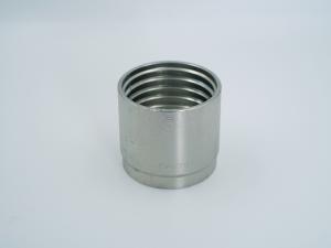 China Round Stainless Steel Hydraulic Hose Ferrule Fittings Terminal Ferrule for High Pressure wholesale