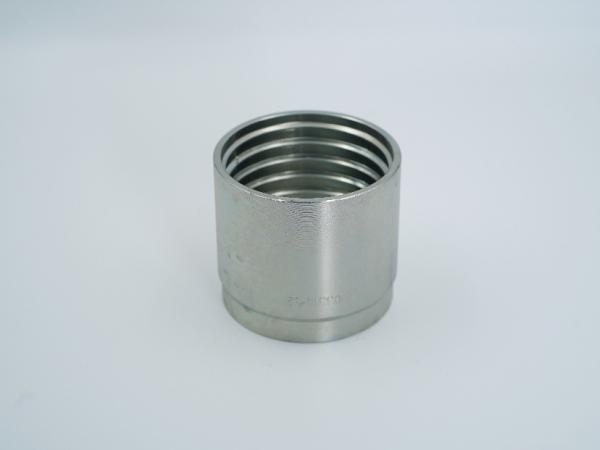 Round Stainless Steel Hydraulic Hose Ferrule Fittings Terminal Ferrule for High