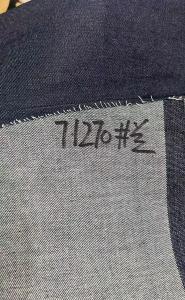 China Blue Stretch Jean Material Customization For Jeans Pants 71270 wholesale