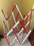 Protecting Construction Metal Fence Accessories Folding Metal Traffic Barrier