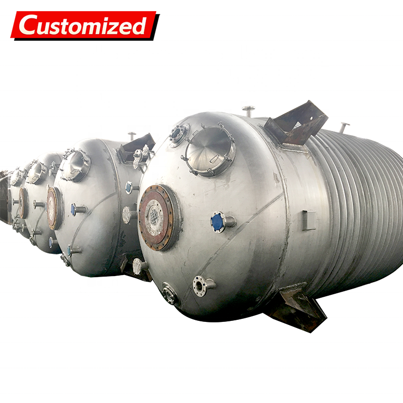 Custom Automated Steam-Heated Stainless Steel Reaction Vessel Production Line Unsaturated Resin Reactor Equipment Automated Steam-Heated Reaction