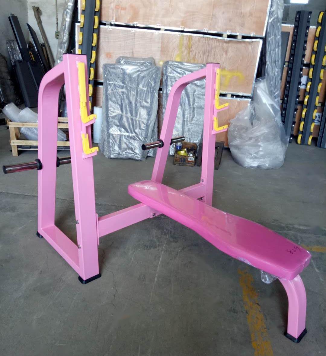 Fitness Equipment Commercial Shoulder Chest Press With Flat Weight Bench