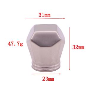 China Customized Zamac Irregular Perfume Bottle Lids wholesale
