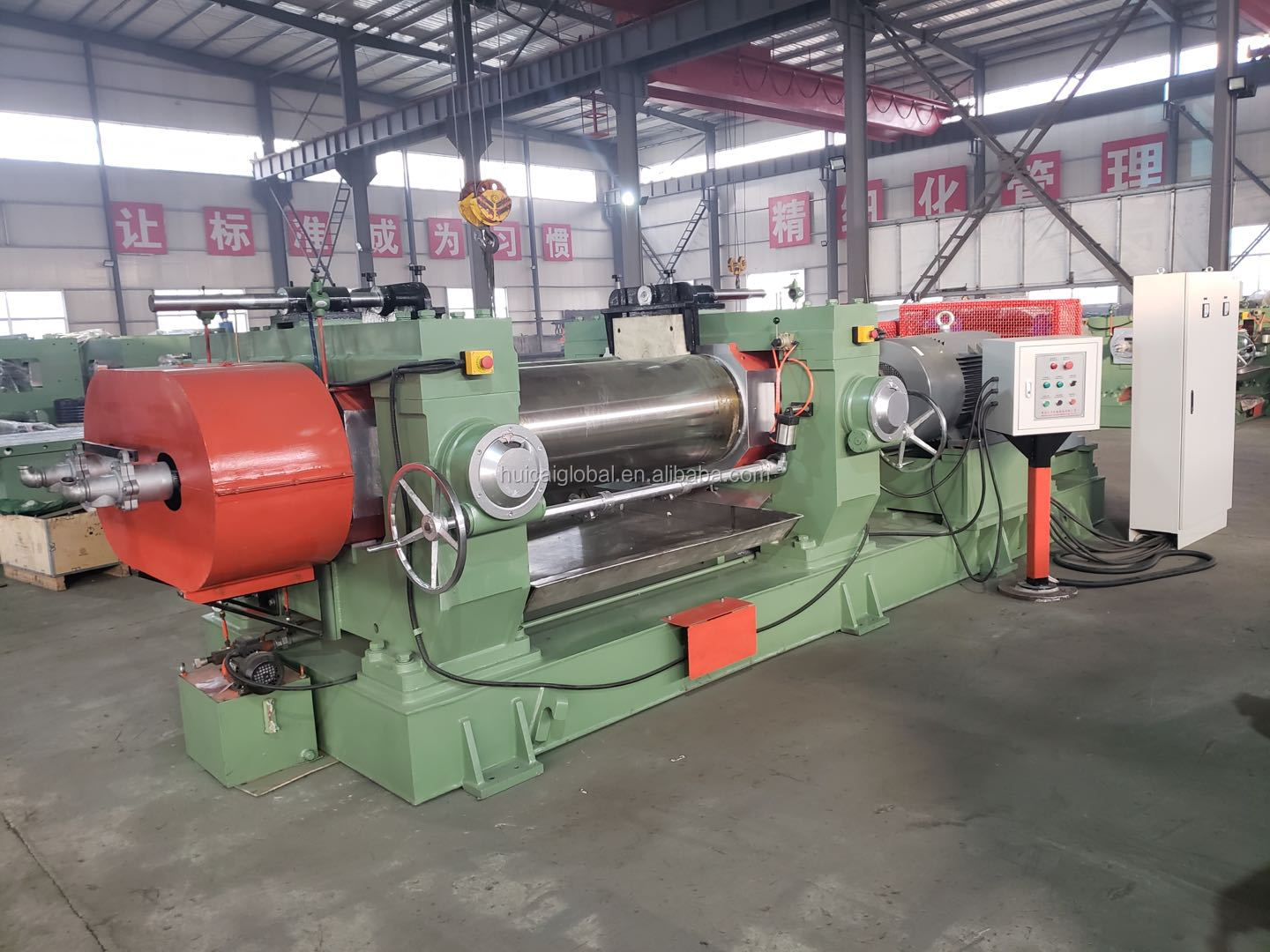 EVA Sheet Open Mixing Mill XK-550 with Front Roll Linear Speed of 28m/min