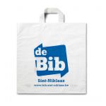 Soft Loop Handle Compostable Shopping Bags For Restaurants