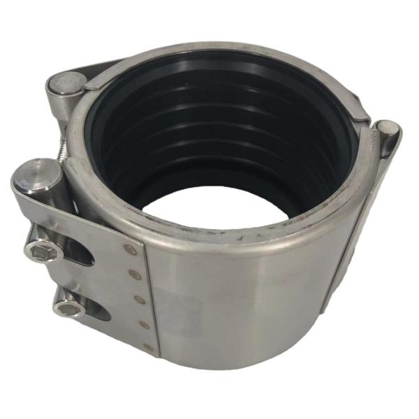 1 1/4" 1/2 Inch Pipe Repair Clamp Bolted Connect Stainless Steel Plumbing