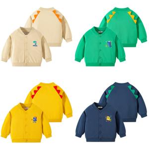 China Winter Children'S Clothing Children'S Single Row Jacket Boys Dinosaur Coat wholesale