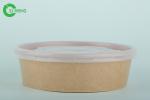 Waterproof 36oz Disposable Paper Bowls With Lids