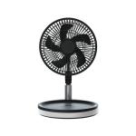 9 Inch Portable Foldable Fan 10000mAh Battery Folding Table Fan With Led Light