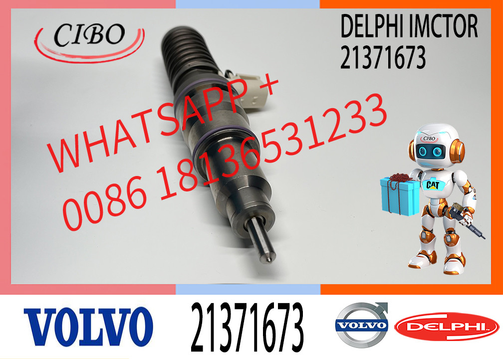 Injector 21340611 21371672 21371673 21569200 21340612 3801369 D13 D13C D12 D16 Fuel Injector For VOL-VO