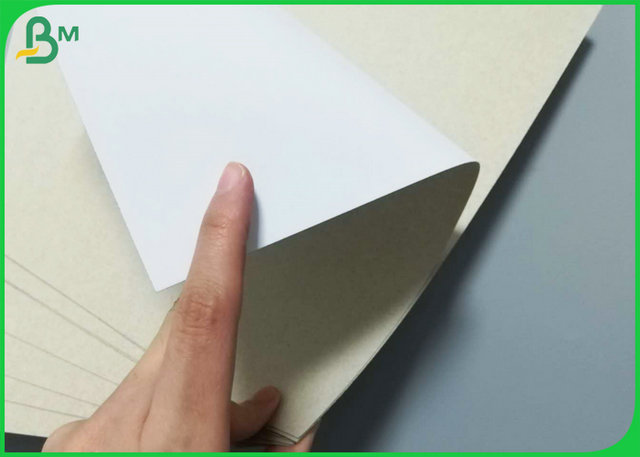 C1S Grey Chipboard Coated White Back Gray 400gsm Customzied Size In Sheets