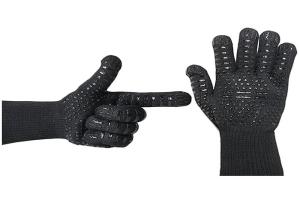 China EN407 Heat Resistant Barbecue Gloves , Heat Resistant Protective Gloves wholesale
