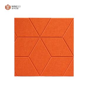 China Aesthetics V-Grooved Polyester Acoustic Panel For Cinema Wall wholesale