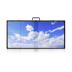 China SMD1415 LED Transparent Screen IP66 P2.5 Outdoor LED Module 1000nit wholesale