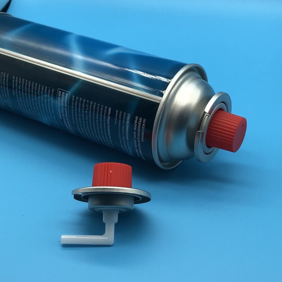 Stainless Steel Spring Camping Gas Valve with Inner Gasket Buna for Camping Equipment