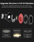 BH3 Glowing Headphones Bluetooth 4.1 Wireless Stereo Portable Foldable Headphone