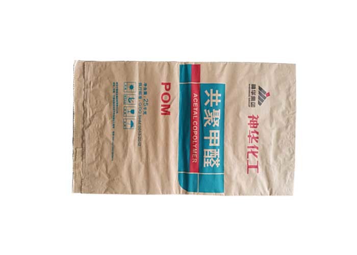 Food Grade Barbecue Charcoal Bags Non Slip Good Stability Multiwall Paper Sacks