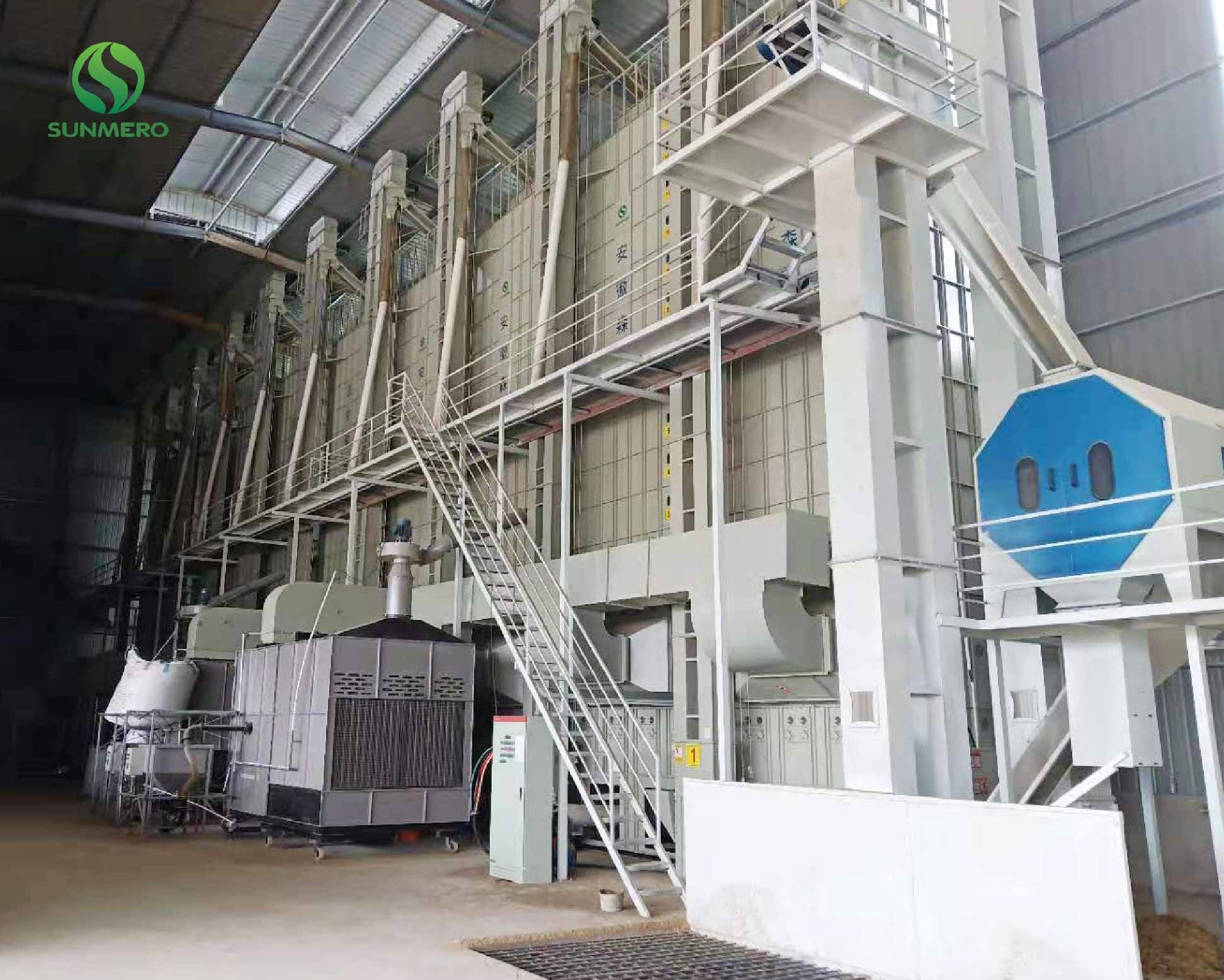 ISO14001 Certified Automatic Paddy Grain Dryer In Rice Industry