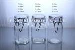 custom glass candy jar/ sugar jar/ tea jar with lid