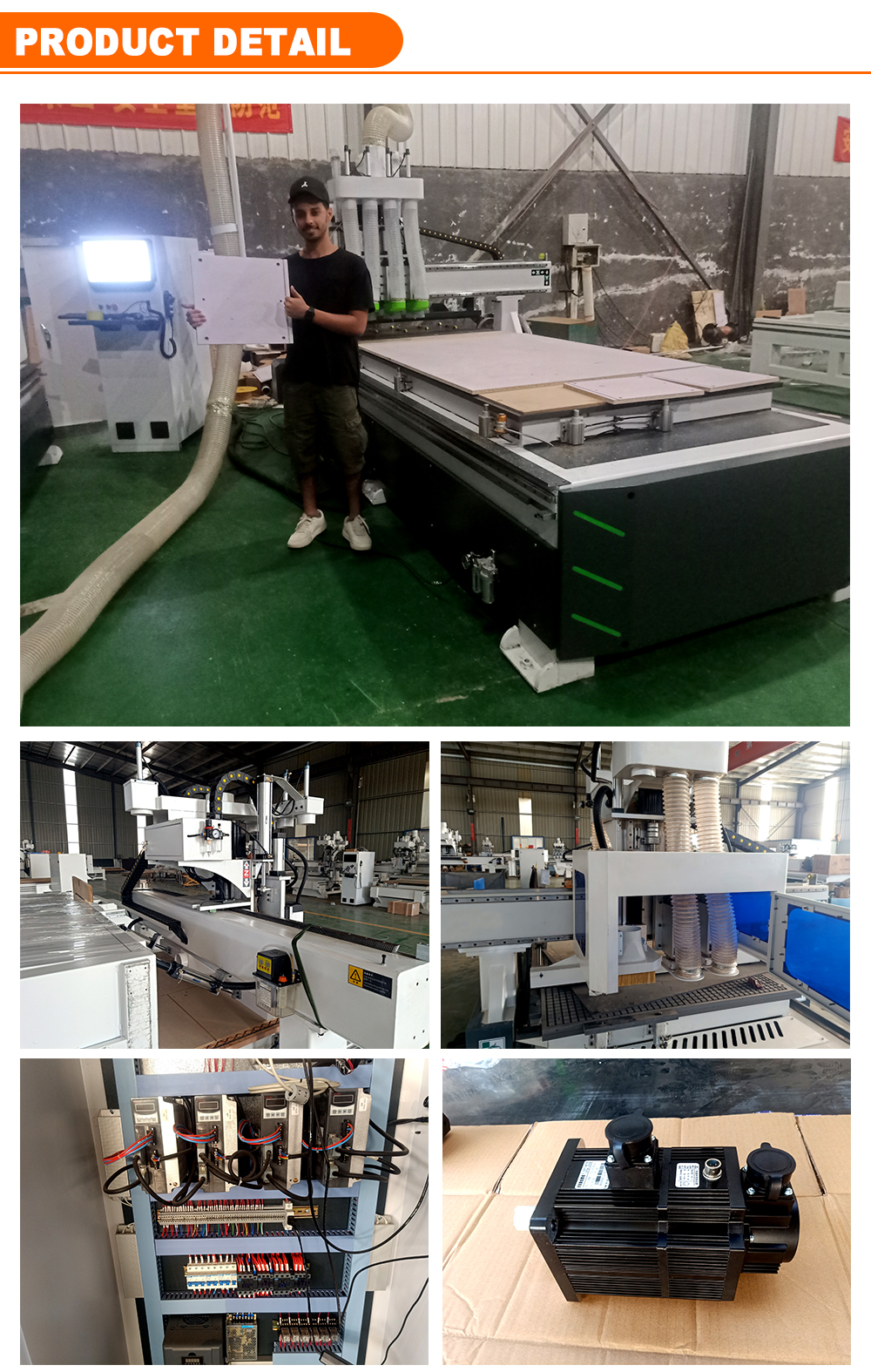 Max. Working Speed 25000mm/min 1300×2500mm Working Table Size Woodworking CNC Router