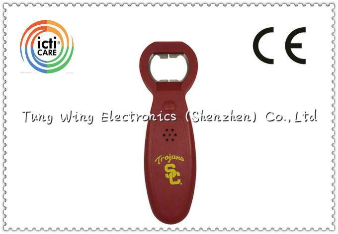 Personalised Sound Bottle Opener Eco Friendly ABS Logo Printed For Christmas Gifts