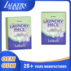 China Sensitive Skin Disposable Laundry Sheets For Stain Removal Odor Removal wholesale