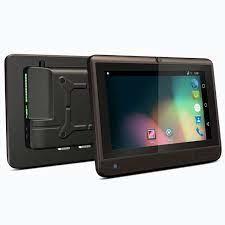 China Capactive Touch Screen Docking Mount Vehicle Tablet PC 750Nits wholesale