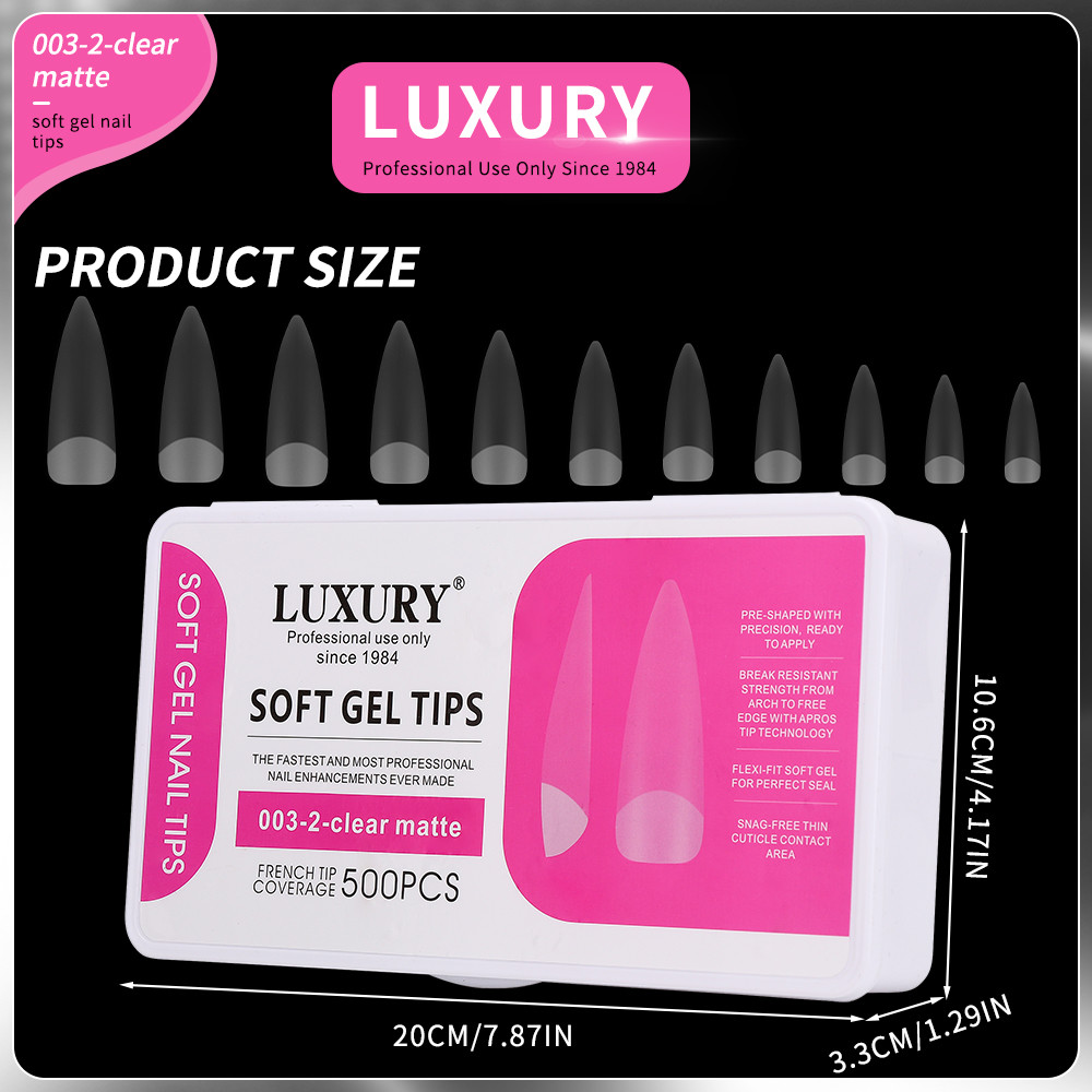Medium Square Fake Nails French Style False Nails Natural Color Half Cover Fake Nails 11Sizes For Women