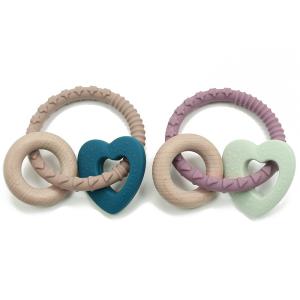 China 100% Food Grade Silicone Wood Teether wholesale