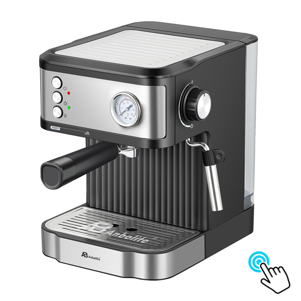 Electric Portable 20bar Espresso Coffee Maker New Milk Frother Semi-Automatic Coffe MachineHousehold Use for Hotel