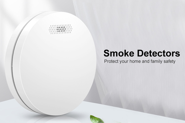 CE Approval Standalone Smoke Detector Alarm 10 Years Battery Operated Fire Smoke Alarm