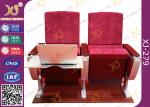 Full Size Foldable Table Conference Hall Chairs With High Speed Rail Design