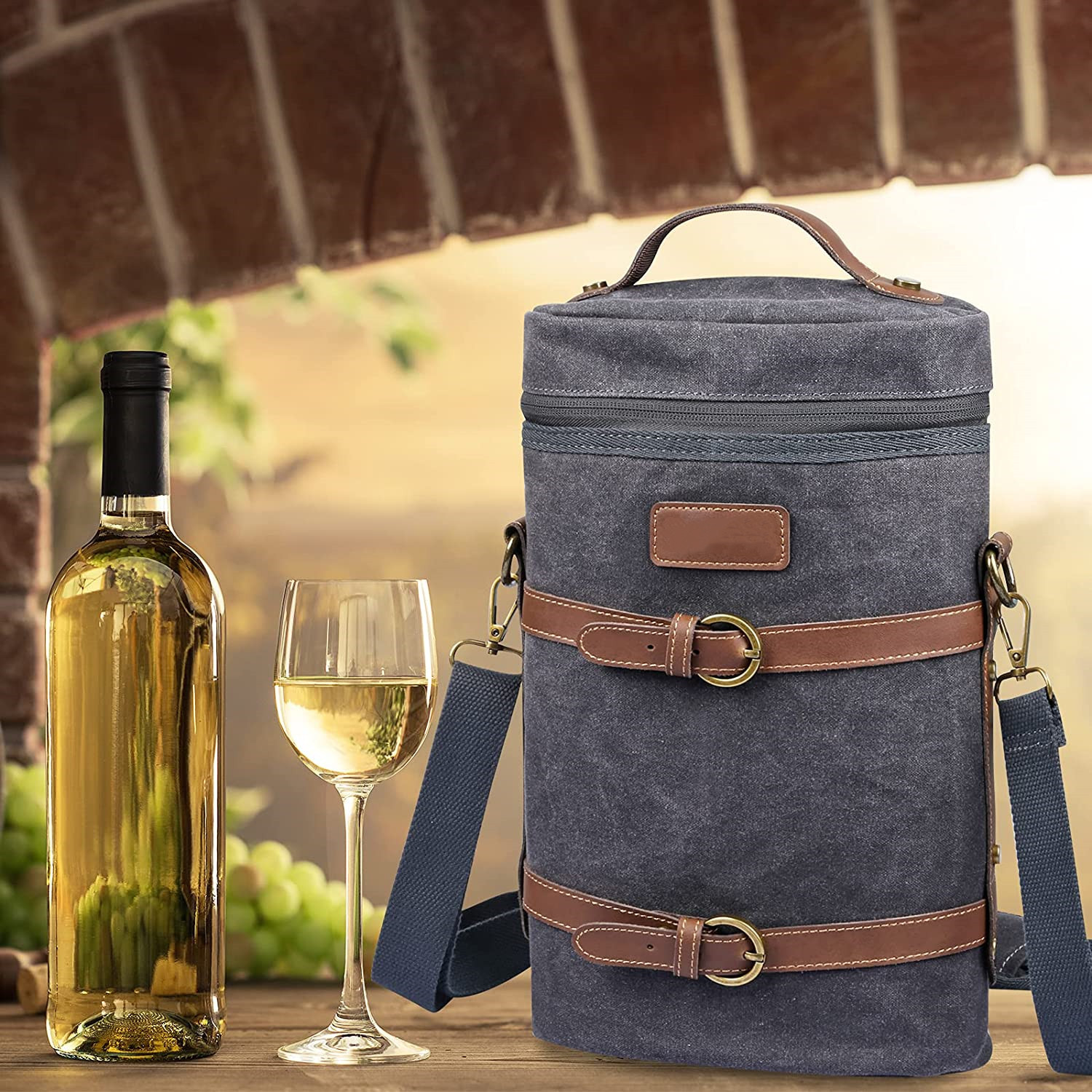 Flexible Picnic Wine Heavy Duty Custom Insulated Cooler Bag Divider Pad Water Bottle 8x3x13"