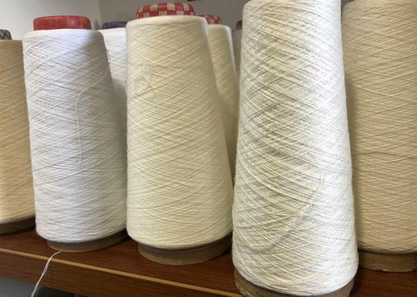 Semi Virgin Spun Polyester Yarn High Twist 21s 32s 45s Yarn Counts High