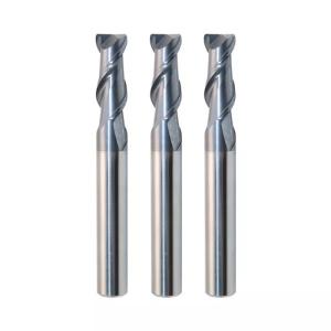 China Tungsten Alloy Milling Cutters Flute End Mill Cutter HELICA Coating wholesale