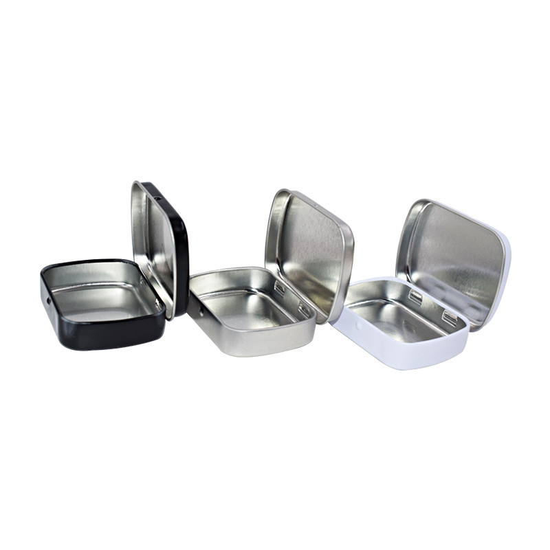 Promotional Mini Tin Can for Mint Packaging Custom Small Tins with Plastic Insert