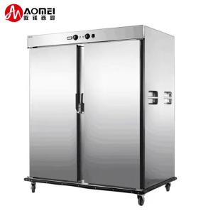 China 120mm Layer Height Stainless Steel Mobile Food Warmer Trolley for Banquet and Commercial wholesale