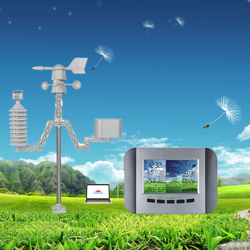 Customized 7-In-1 Solar Photovoltaic Station With Wireless Weather Station And Data Logger