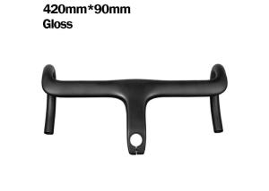 China Aero Shaping Carbon Road Bike Handlebar Integrated Handlebar Stem on sale