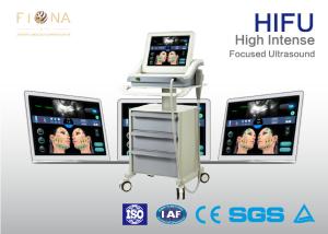 China Face Skin HIFU Beauty Machine Wrinkle Removal No Radiation White Color wholesale