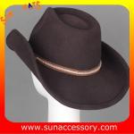 4940370 Sun Accessory customized winner fashion 100% wool felt cowboy hats,