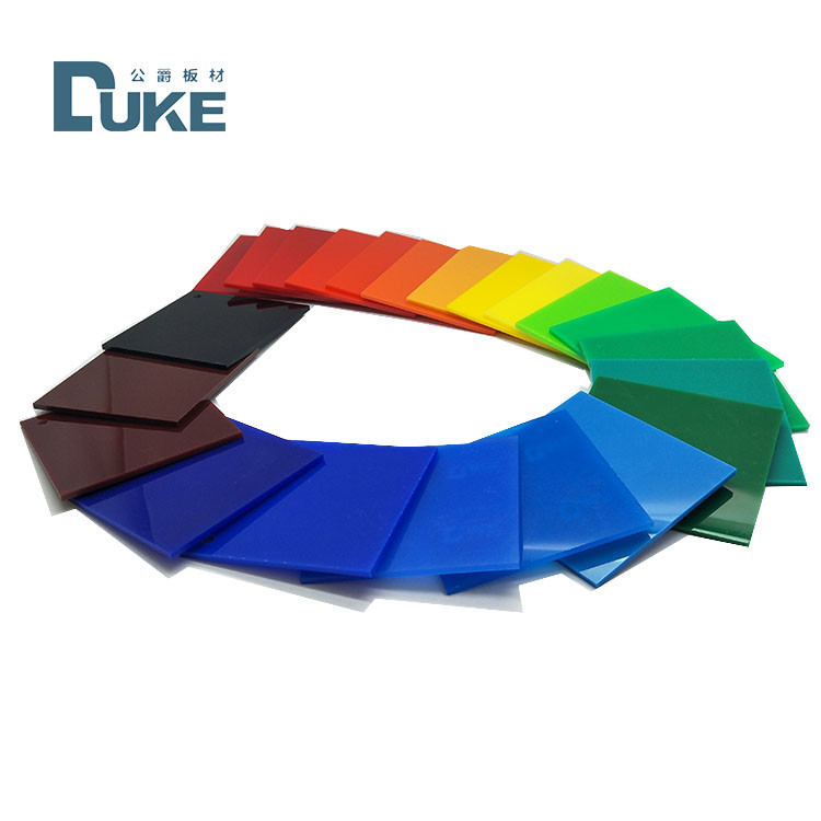 100% Virgin MMA Color Acrylic Sheets Sign Board UV Resistant