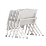 Wood Steel Foldable Training Table Wood Folding Durability With Wheels