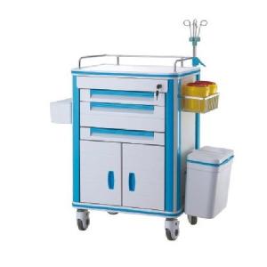 China Drug Delivery Medical Trolley Cart Hospital Emergency Crash Anaesthesia wholesale