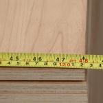 Furniture Fancy MDF Crown Natural Bubinga Wood Veneer 2440x1220mm