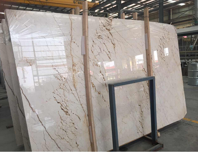 Floor Decor Sofitel Gold Marble Stone Tile With Polished Surface Finishing