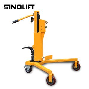 DT350 Gal Hydraulic Drum Handling Equipment Lifter High Elasticity Wheel