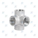 Stainless steel three-dimensional four-way elbow, high-pressure resistant three